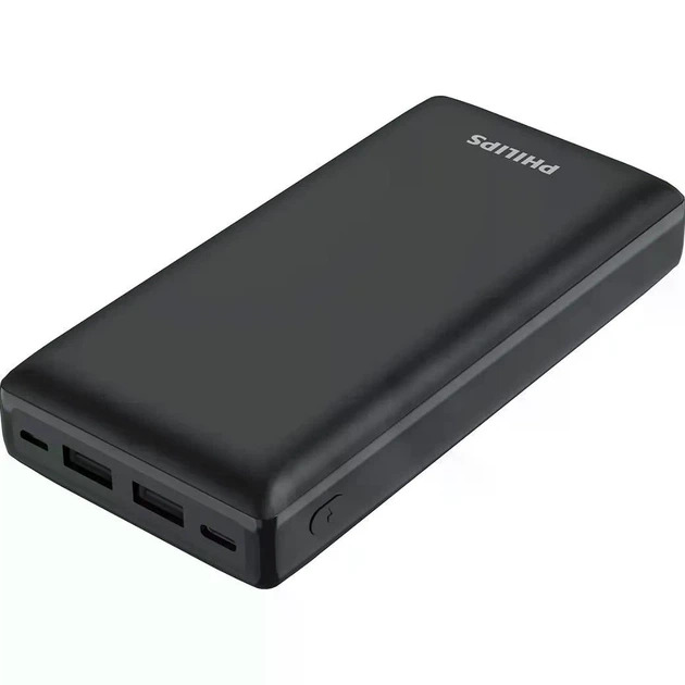 Повербанк Power Bank Philips PD 20W 20000 mAh Black (DLP7721C)